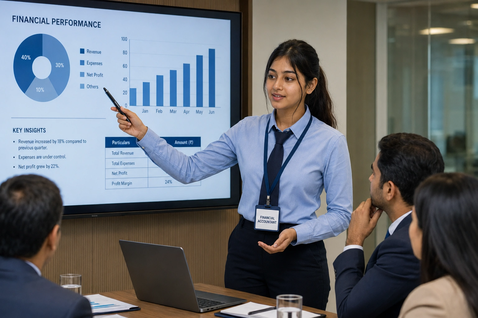 computerised financial accounting tally gst practical training in chemmad at health bridge academy